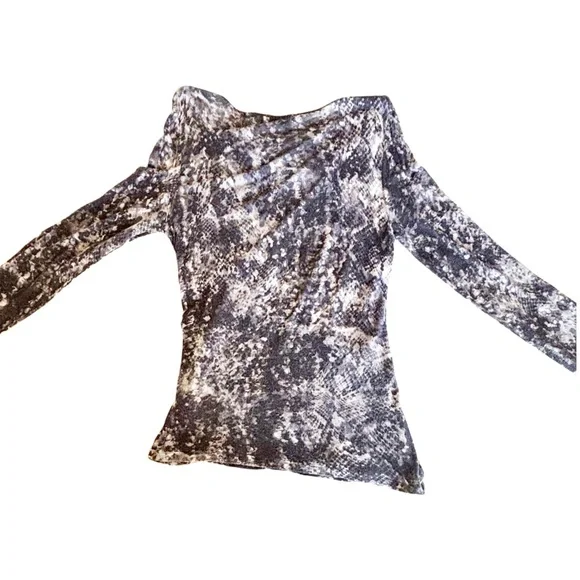 5/$25
Jones New York Blouse Petite Women’s Gray Snakeskin - Picture 5 of 10